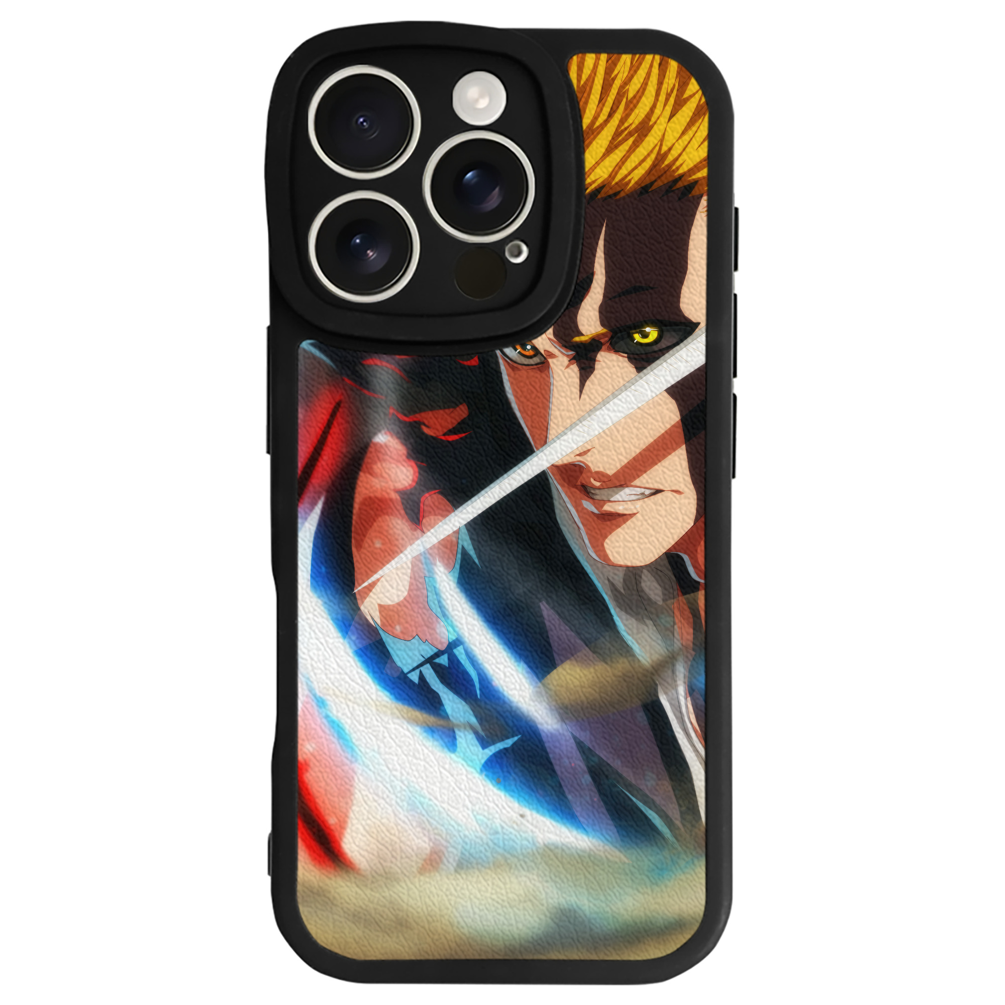 （画像用） ブリーチ BLEACH 【iPhone 16シリーズ対応】シリコンスマホケース（レザー調） 材質：シリコン